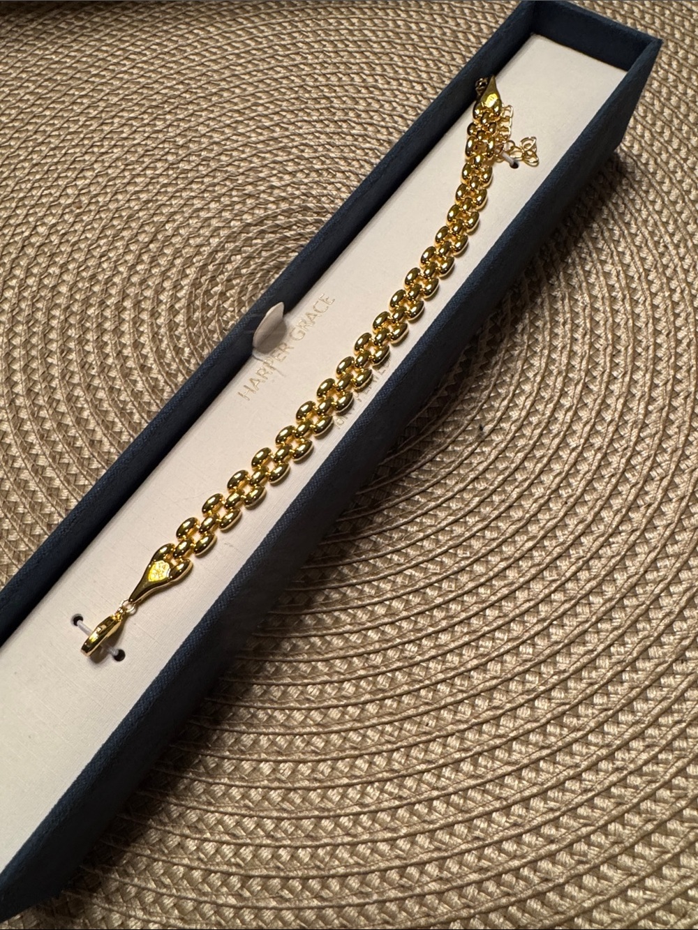 Harper Gold Bead Link Bracelet